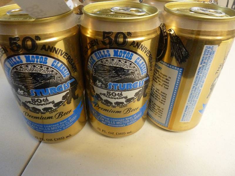 lot 558 image: Harley Davidson Collectible Unopened Beer Cans