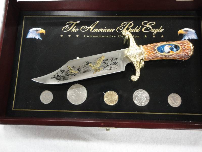 Bald Eagle Bowie Knife - Collector Knives