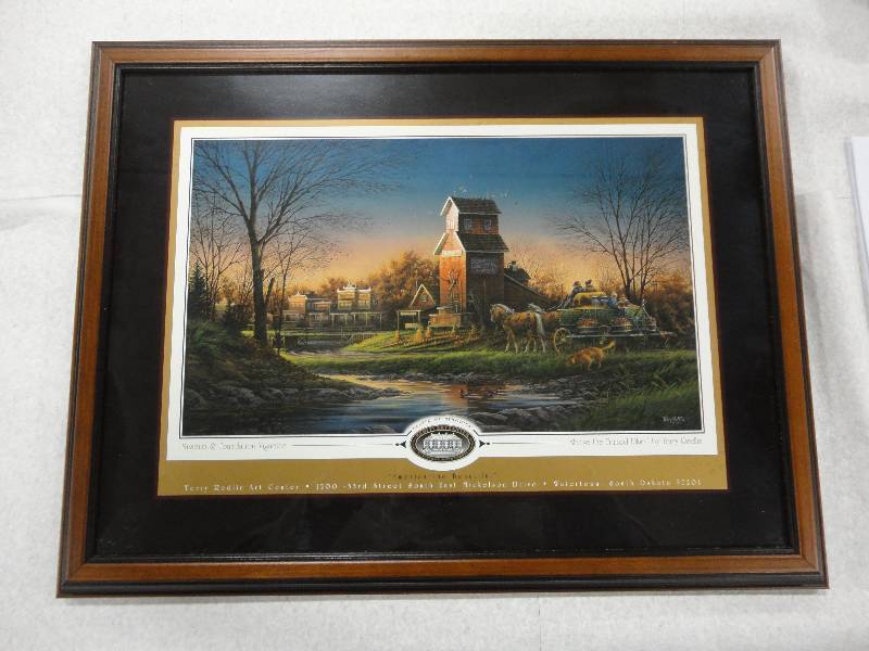 Framed Terry Redlin Print