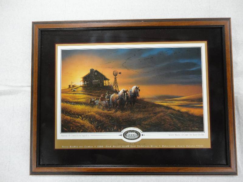 Framed Terry Redlin Print