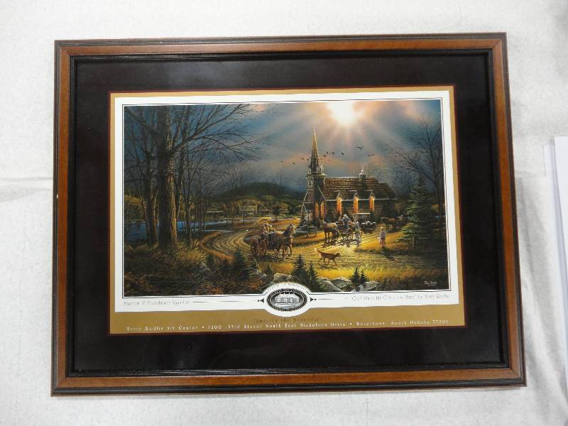 Framed Terry Redlin Print