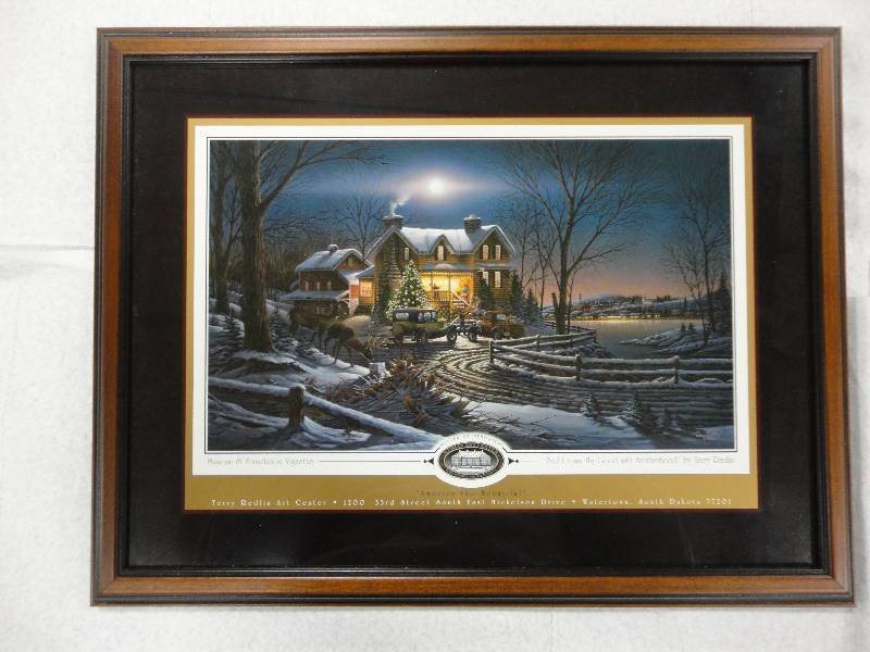 Framed Terry Redlin Print