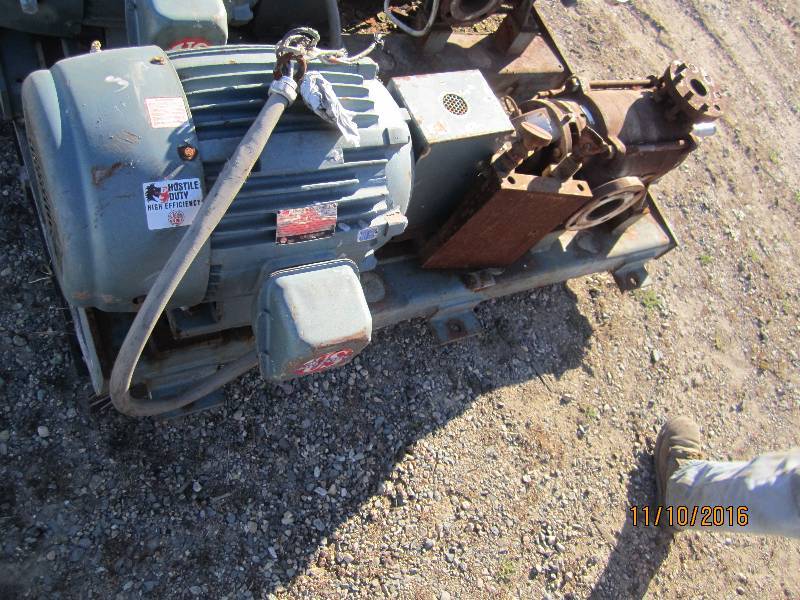 40 hp 3 phase motor with attachment...