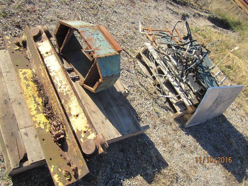 2 pallets of scrap metal or metal p...