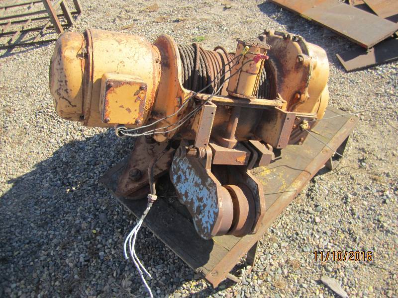 Yale 5 ton hoist, worked when last ...