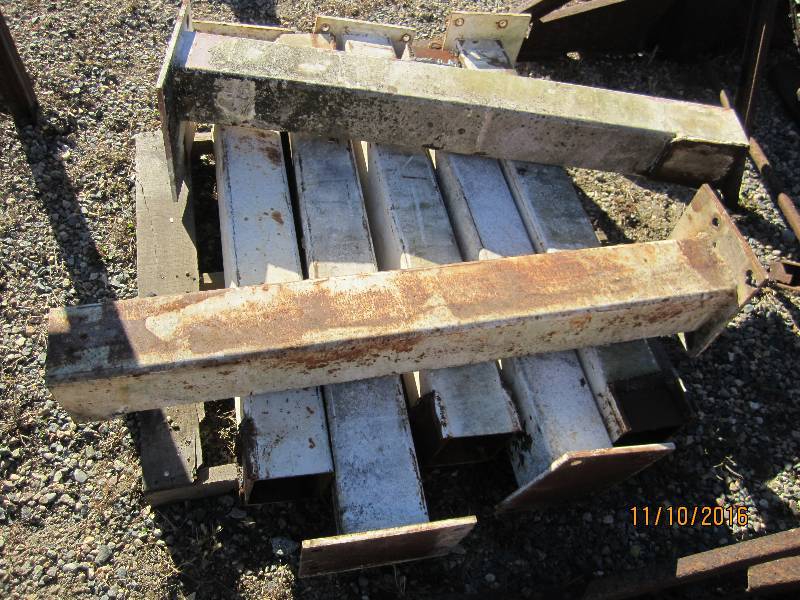 Pallet of square tubing with pads...