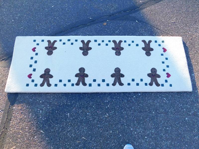 2x6 Hand Painted Runner