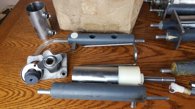lot 7 image: Large Group of Stoelting 219-02 Remote Mix Pump Parts