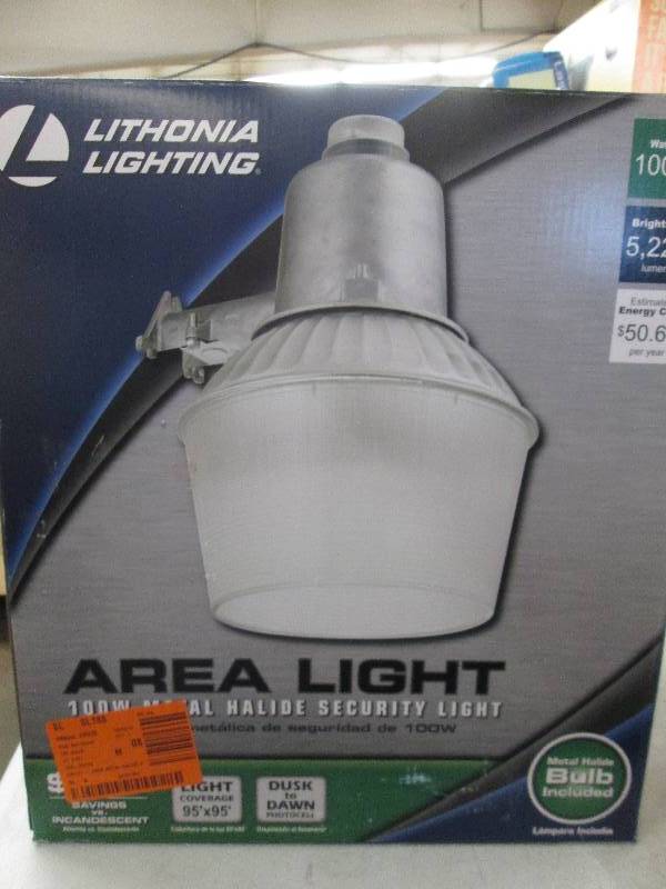 lot 206 image: Lithonia Lighting area light open b...