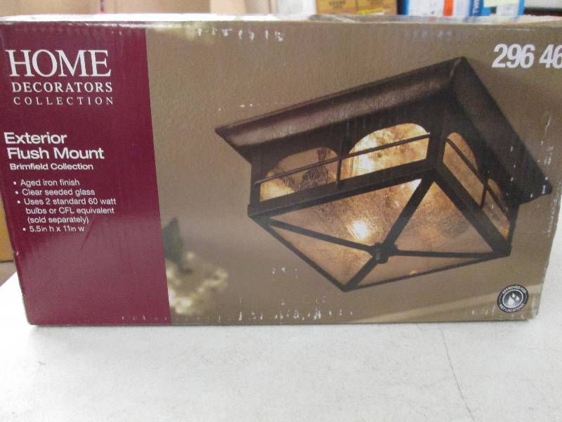 lot 213 image: Home Decorators exterior flush moun...