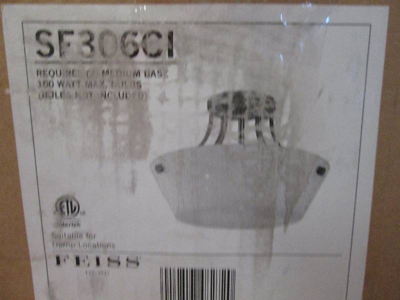 lot 261 image: Feiss light fixture open box ...