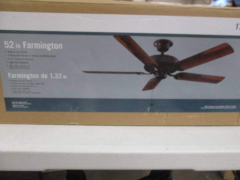 lot 7 image: 52 inch farmington  ceiling fan , r...