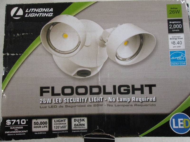 lot 35 image: lithonia lighting flood light open ...