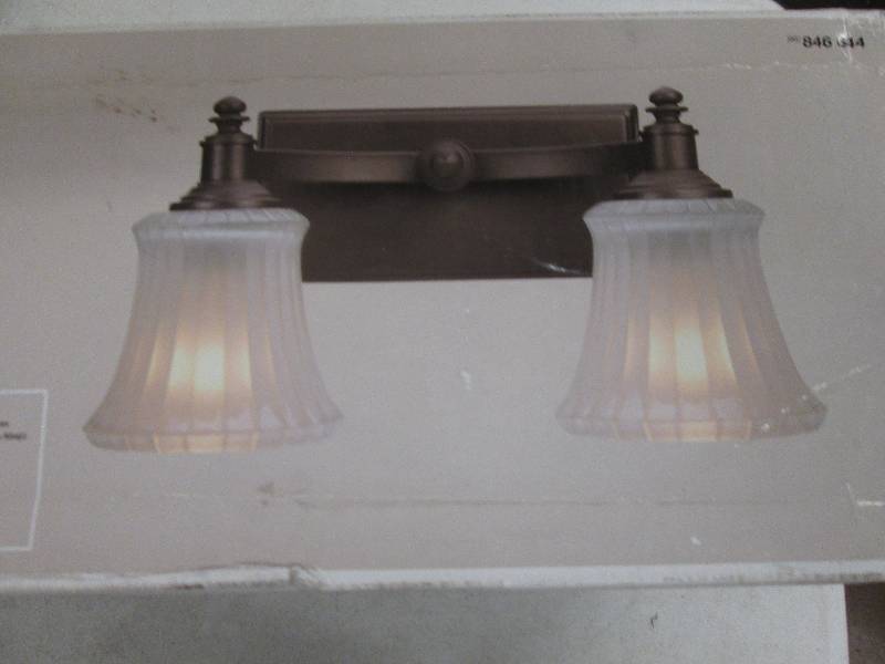 lot 40 image: hampten bay Kenning 2 light vanity ...