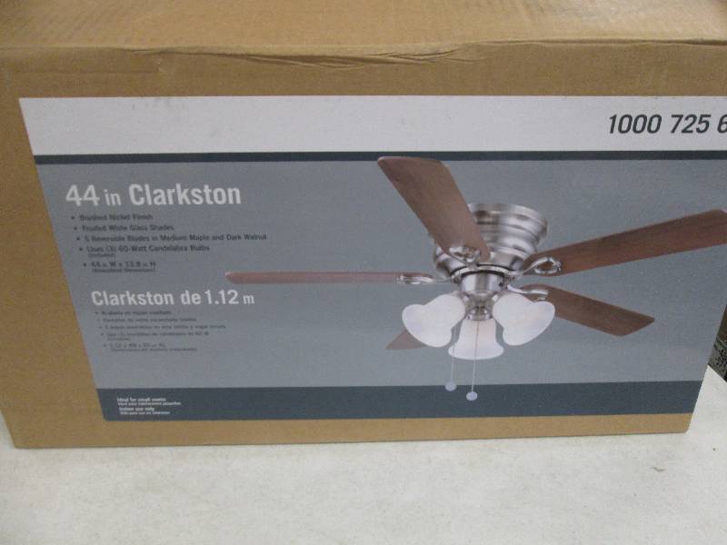 lot 44 image: 44 in clarkston ceiling fan brushed...
