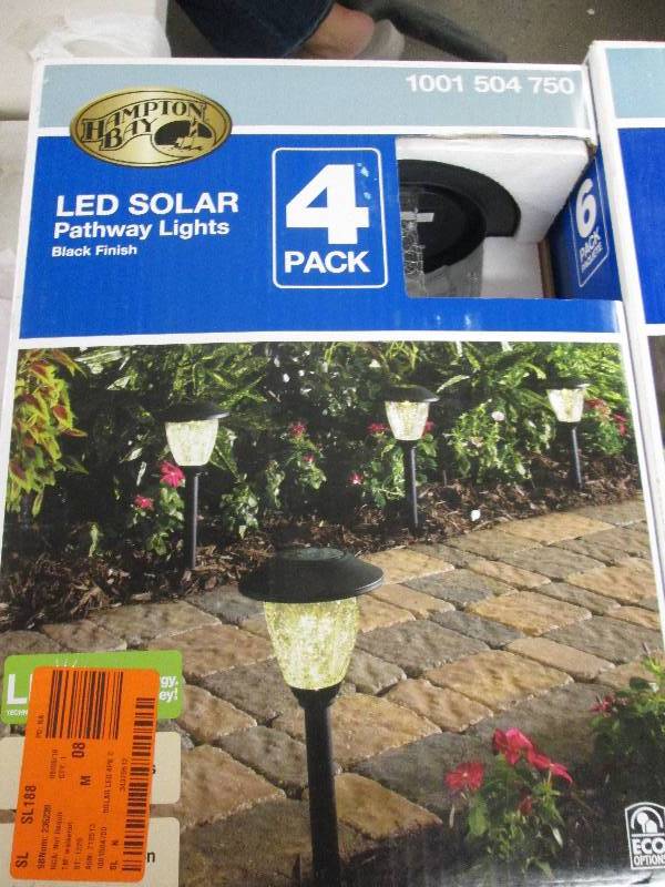 lot 60 image: hamptom bay pathway lights 6pk and ...