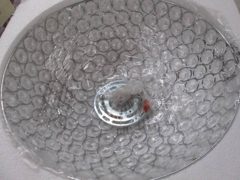 lot 120 image: elipse 13 crystal flush mount ligh...