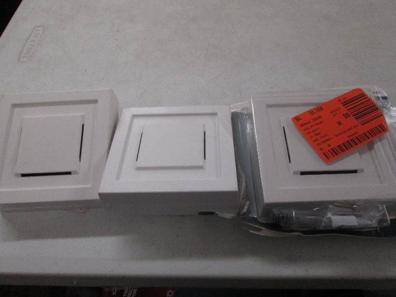 lot 141 image: 3 wireless door bell plug in kits 2...