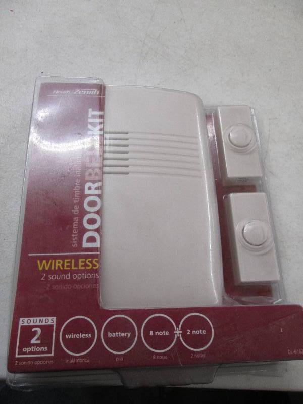 lot 143 image: 1 wireless doorbell kit looks compl...