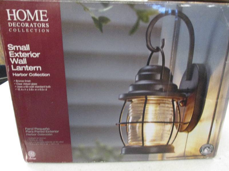 lot 151 image: Home Decorators small exterior wall...