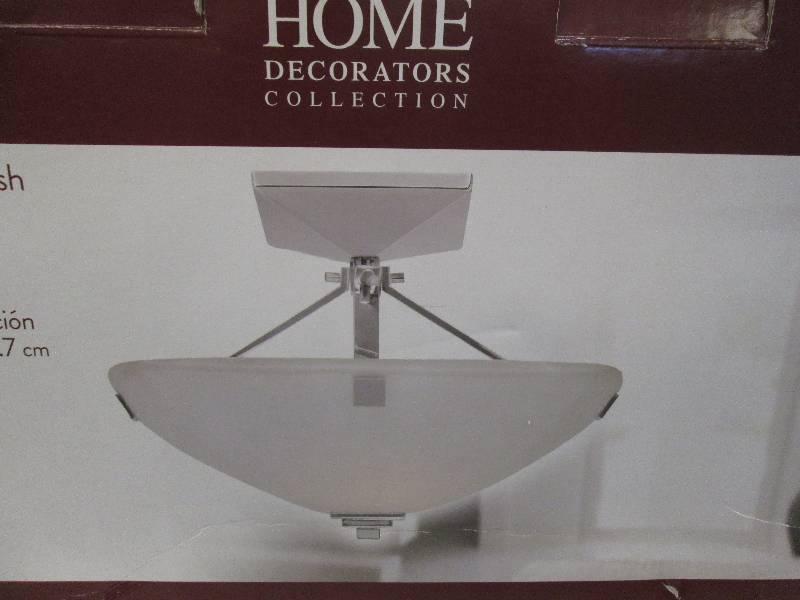 lot 156 image: Home Decorators 17.6 semi-flush mo...