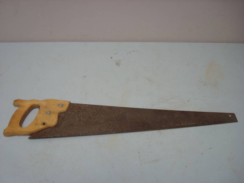 lot 93 image: Hand Saw, Used, Shows Wear