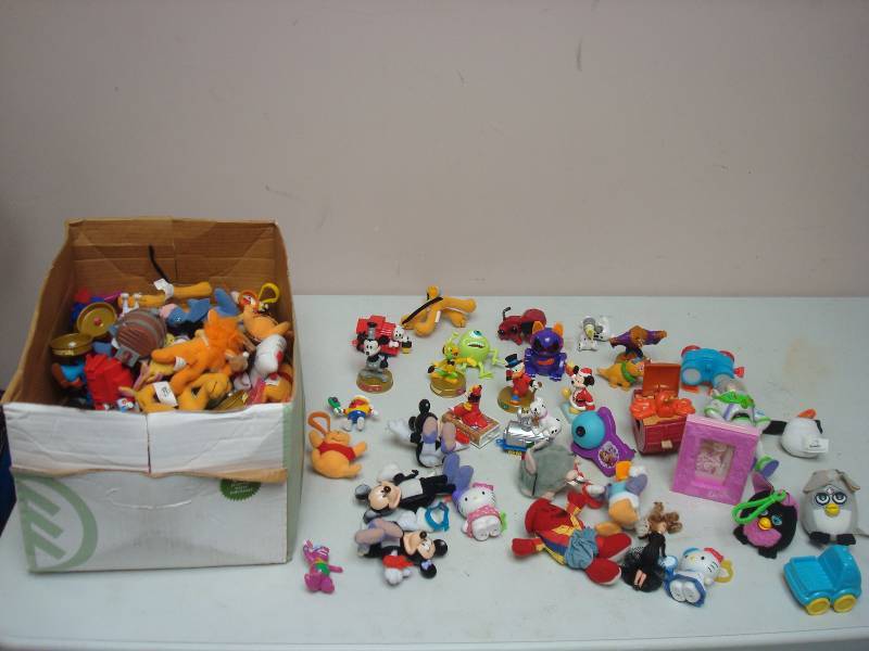 lot 106 image: Lot Of Vintage Happy Meal Toys, Some Disney