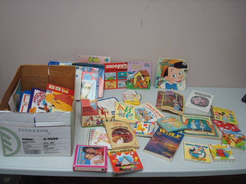 lot 108 image: Box Filled With Kids Books