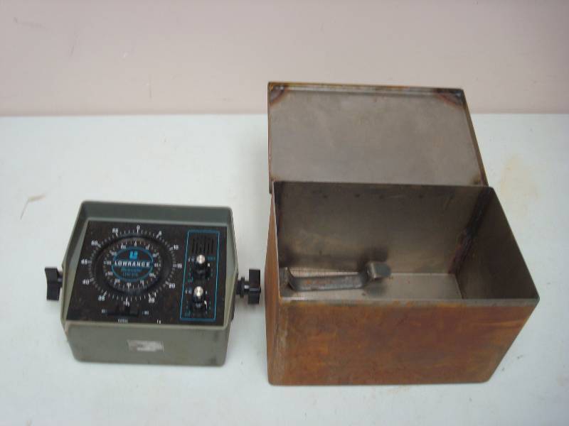 lot 132 image: Vintage Bluewater Depth Finder, Used, Untested, Shows Wear