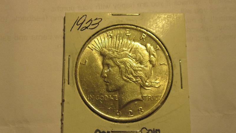 1923 BU Peace Dollar