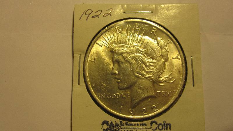 1922 BU Peace Dollar
