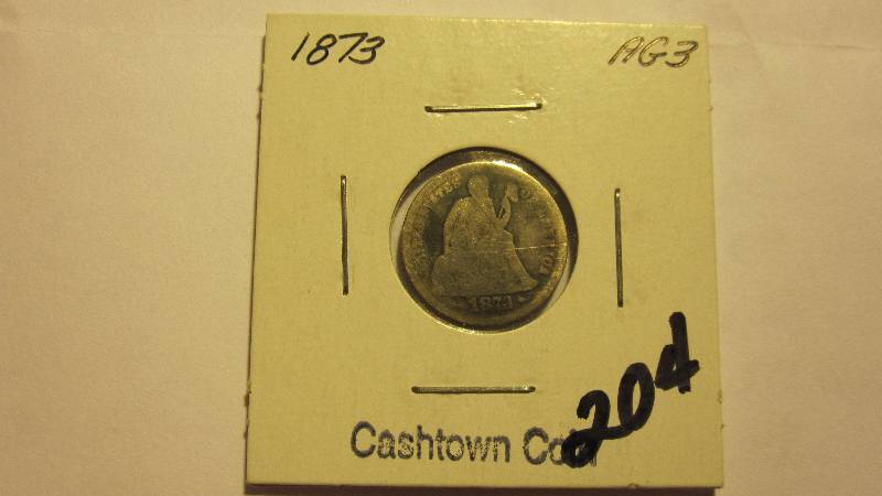1873 Seated Liberty Dime