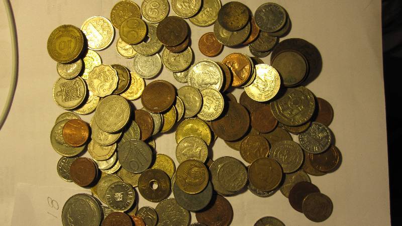 One Pound of Well Mixed Foreign Coins
