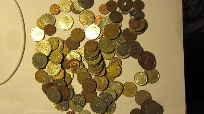 One Pound of Well Mixed Foreign Coins