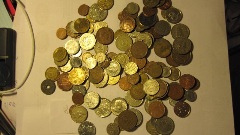One Pound of Well Mixed Foreign Coins