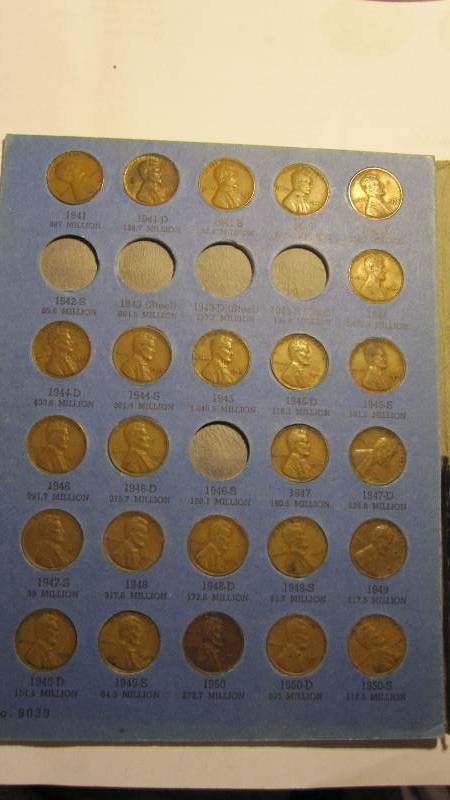 Collection of 67 Different Lincoln Pennies