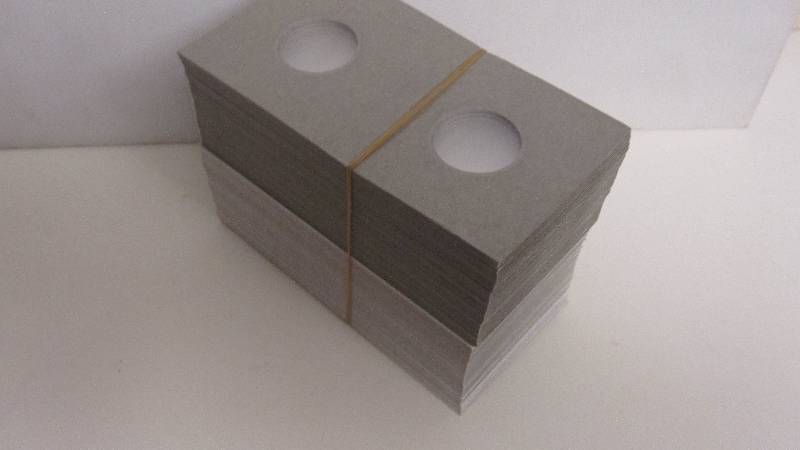 100 2x2 cardboard mylar coin holders for PENNIES