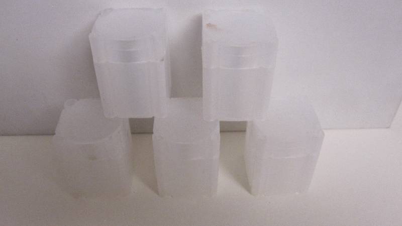 5 Half Dollar CoinSafe Square Coin Tubes