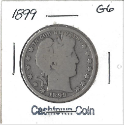 1899 Barber Half Dollar