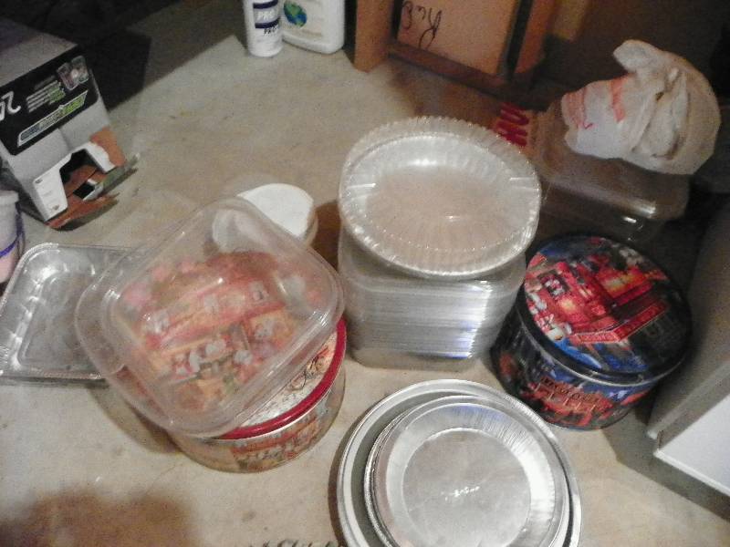 Plastic, Metal Containers