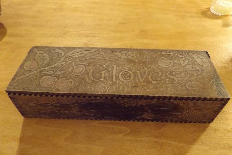 Wood Glove Box