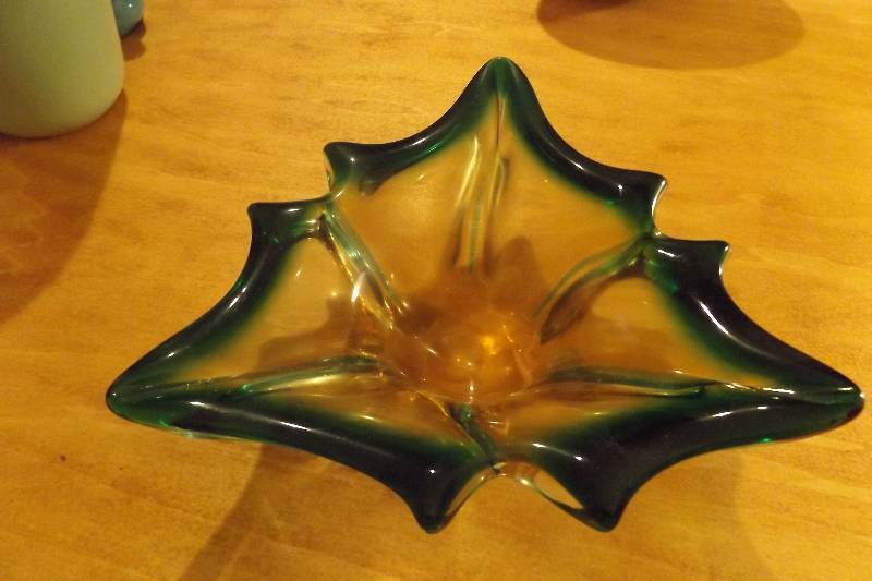 Heavy Glass Candy Dish