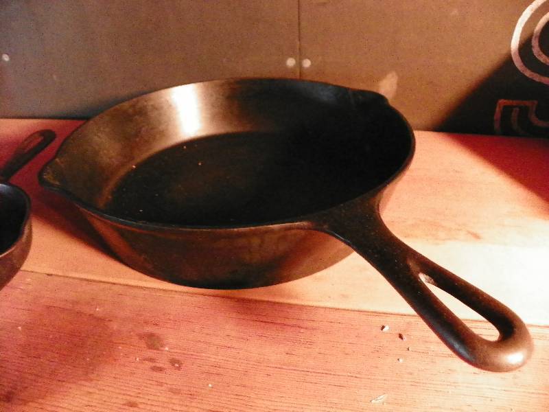 Cast Iron Skillet and Pot
