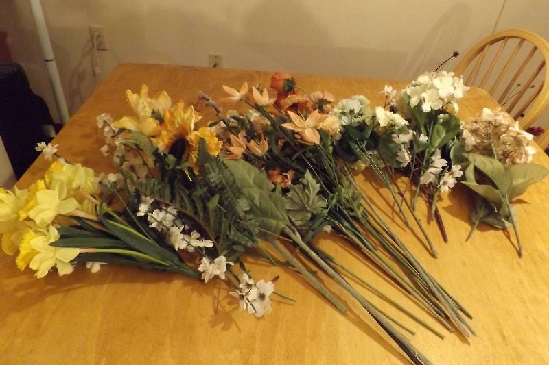 Silk Flowers, Yoga Mat