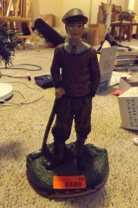 Metal Golfer Door Stop