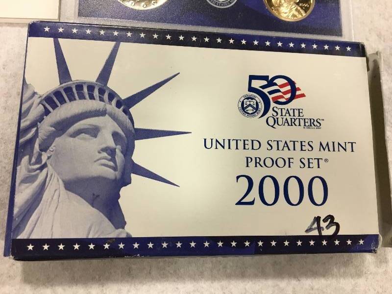 US Mint Proof Set 2000
