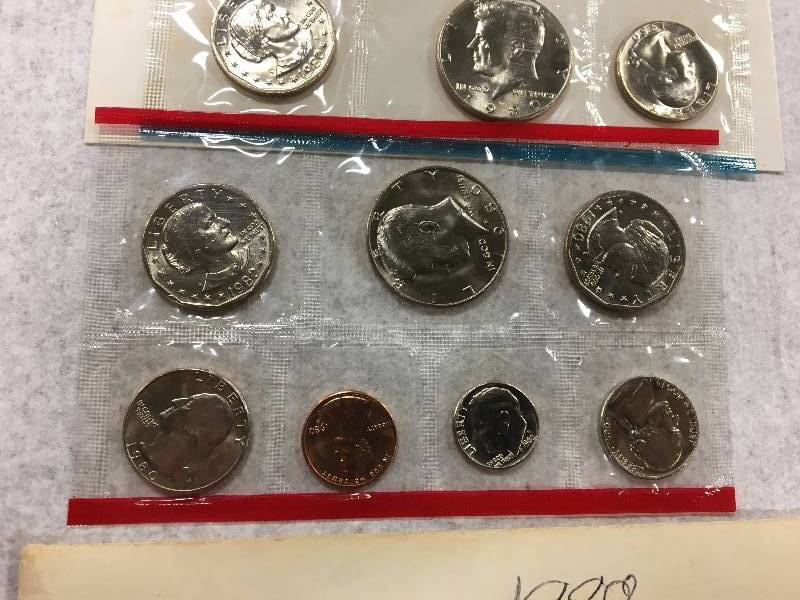 US Mint 1980 Uncirculated Coins