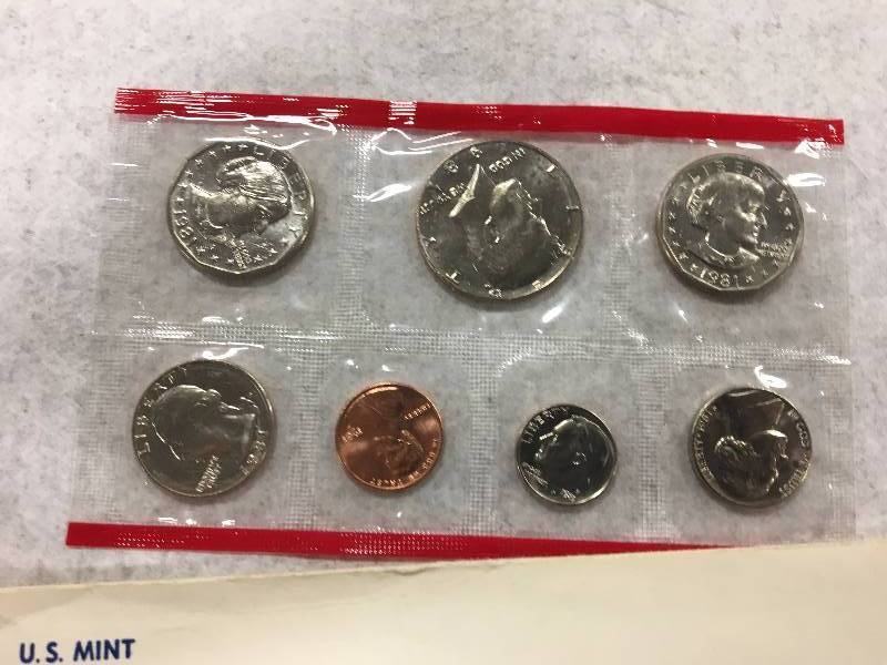 US Mint 1981 Uncirculated Coins