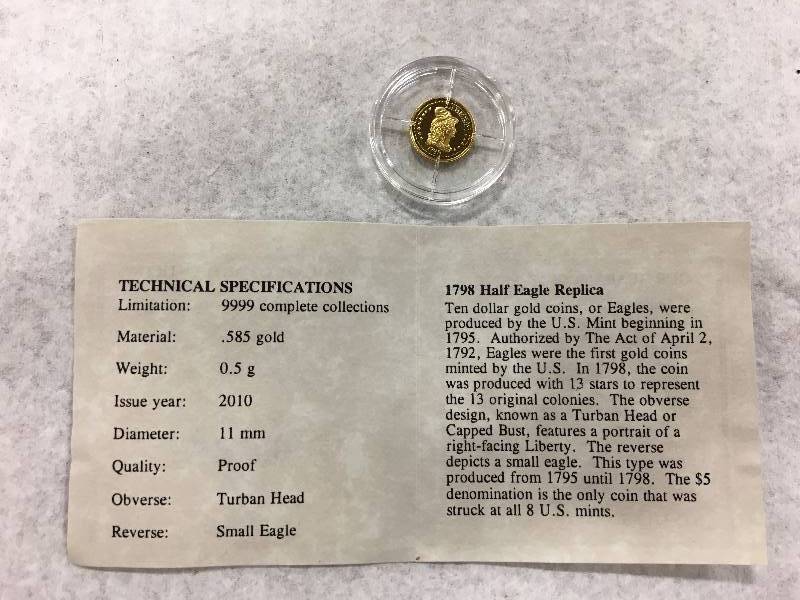 1798 Half Eagle Replica