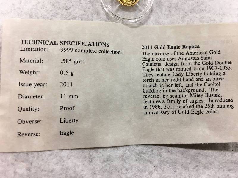 2011 Gold Eagle Replica